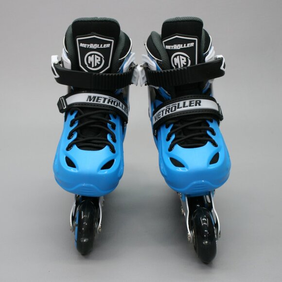 Metroller Kid's 11-12-1 Adjustable Light Up Wheels Illuminated Inline Skates - Picture 5 of 9